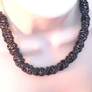 NWOT Handmade Crochet Necklace